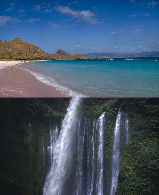 Pink Beach & Sendang Gile Tour Package